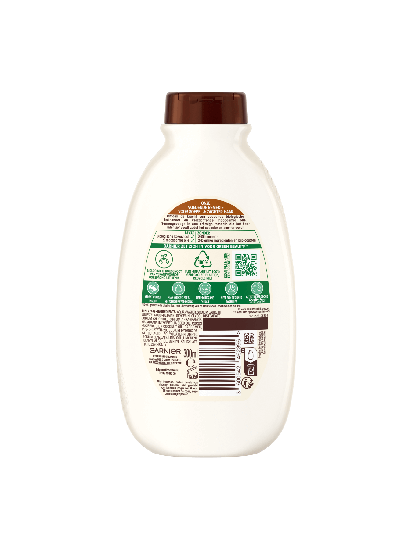 Garnier Hair Care UDL COCO MILK SHP B300 DUT 3600542462396 A8N1 BACK P